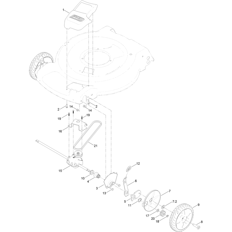 Transmission and Front Wheel Drive Assembly