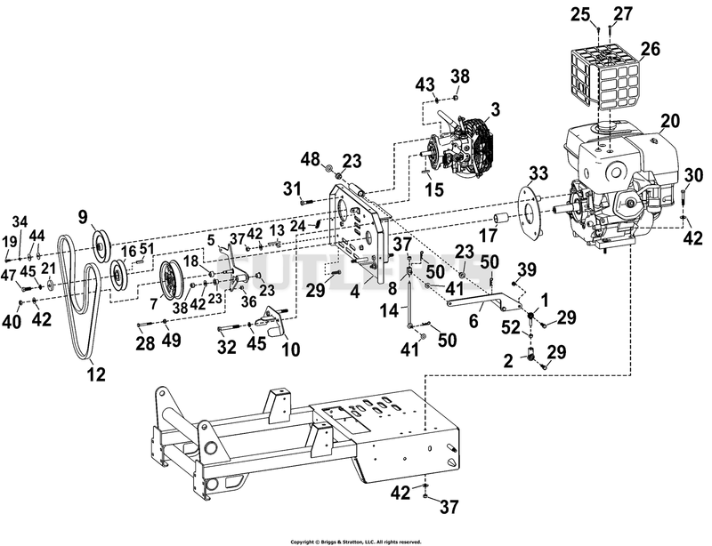 Engine & Pump Assembly - 2