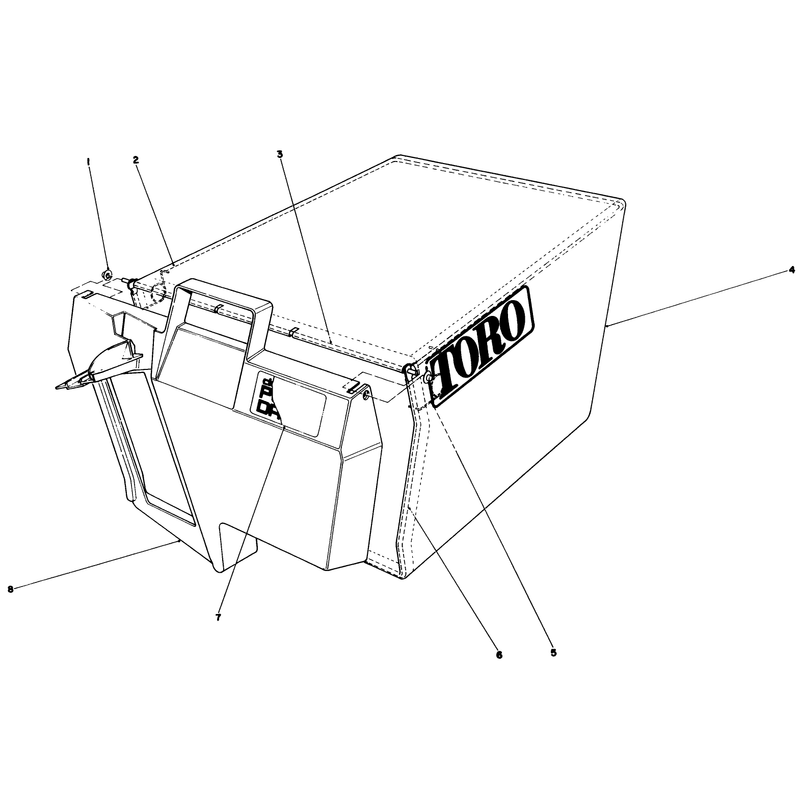 Grass Bag Assembly No 43-0018
