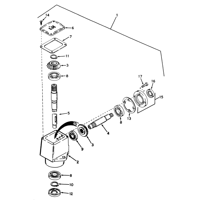 Grass Collection System Model No 30751 and 30576 Optional Continued Gear Box Assembly Model No 4398-P91