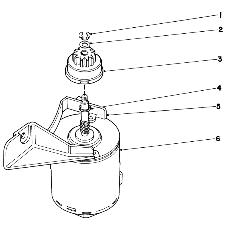 Starter Motor Model No 20673