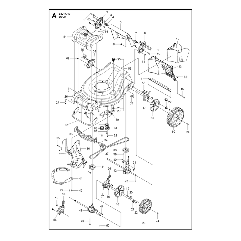 MOWER DECK / CUTTING DECK