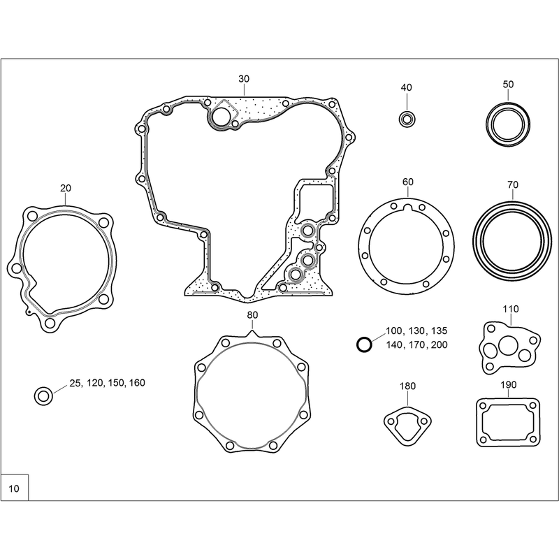 Lower Engine Gasket Kit