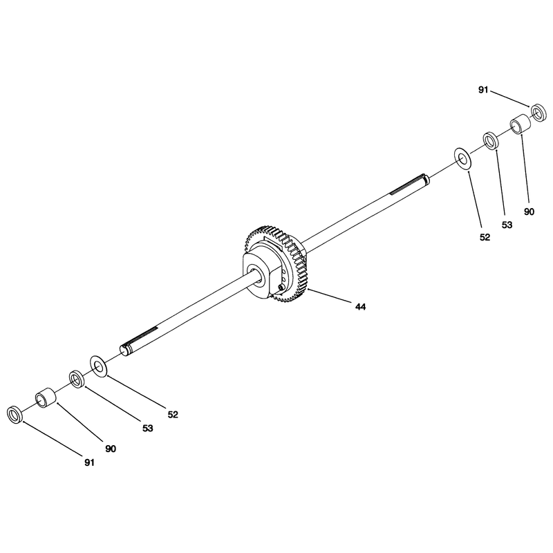 Hydro Transaxle Assembly Continued