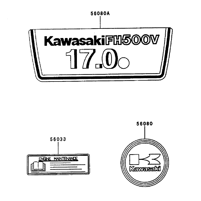 Decals Kawasaki FH500V-AS29