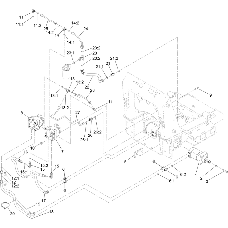 Traction Hydraulic Assembly