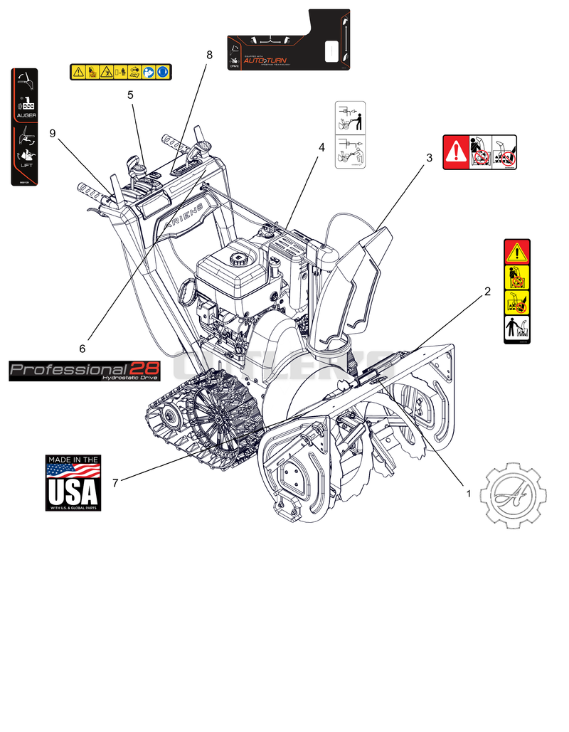 Decals - 28" Track