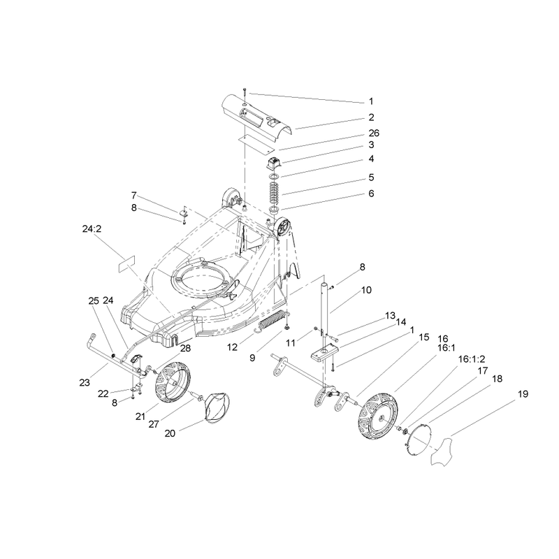 Height of Cut and Wheel Assembly