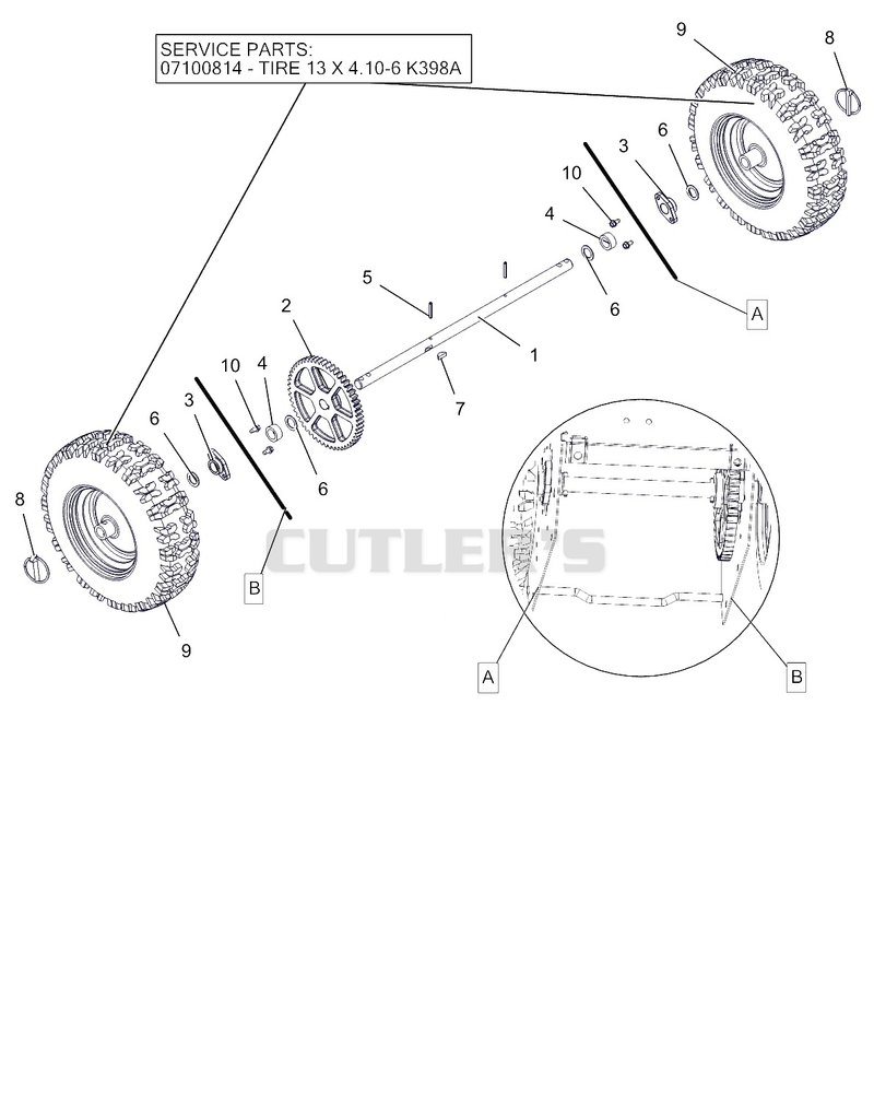 Wheels And Axle - 24"