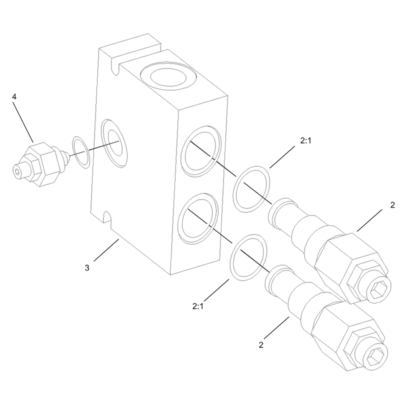 Counterbalance Valve Assembly No 99-3040