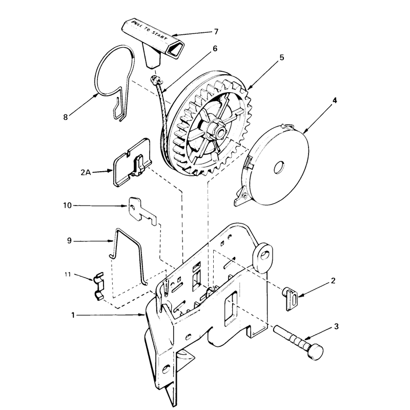 Rewind Starter No 590531
