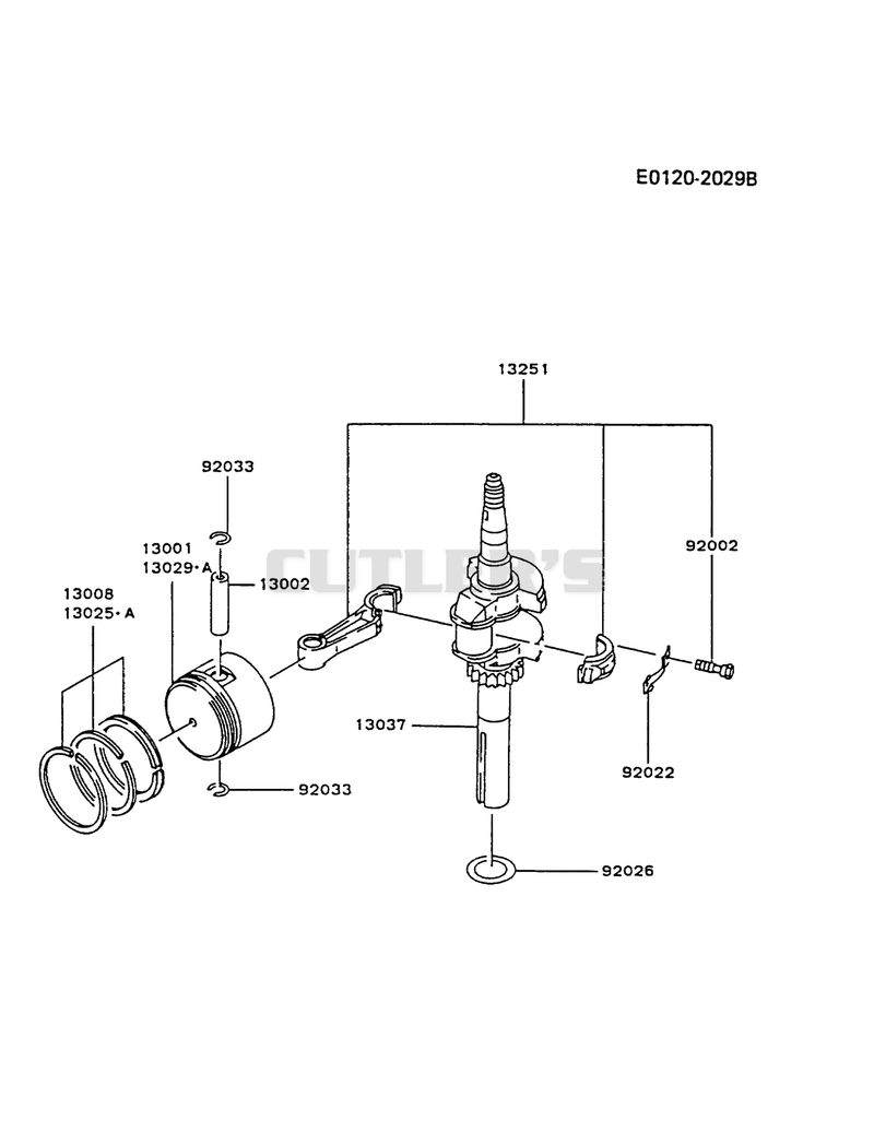PISTON/CRANKSHAFT