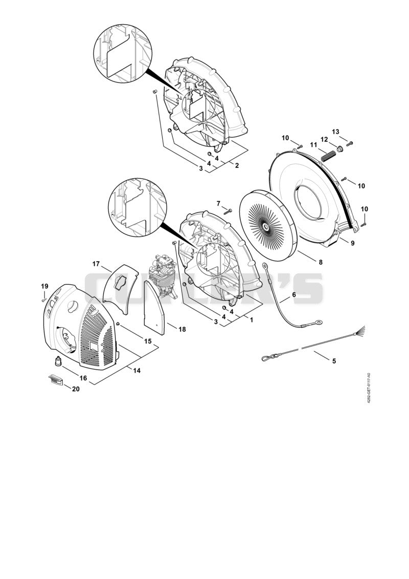 Fan housing, Shroud