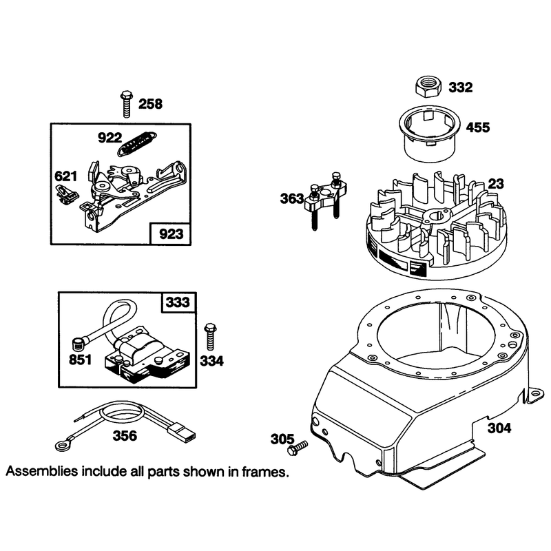 Engine Briggs and Stratton Model 122702-3188-01