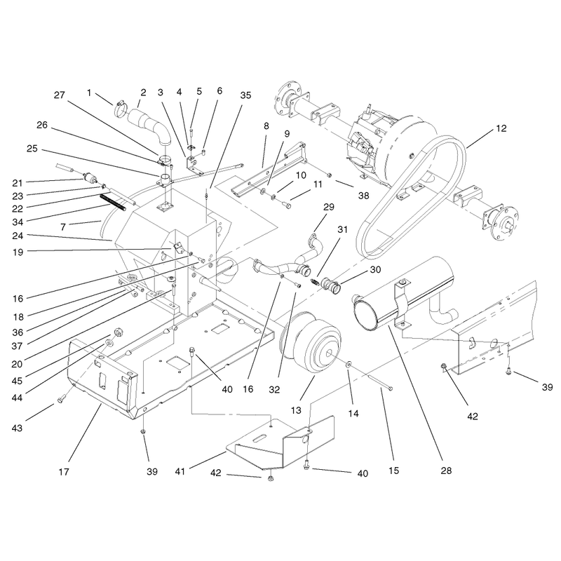 Engine and Clutch Assembly