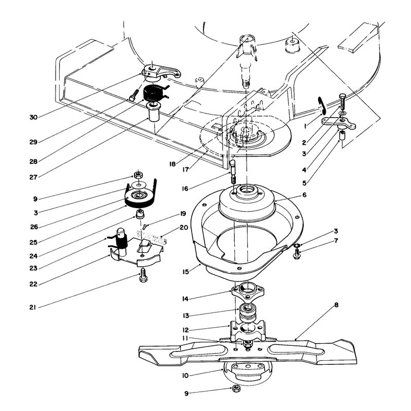 Blade Brake Clutch Assembly