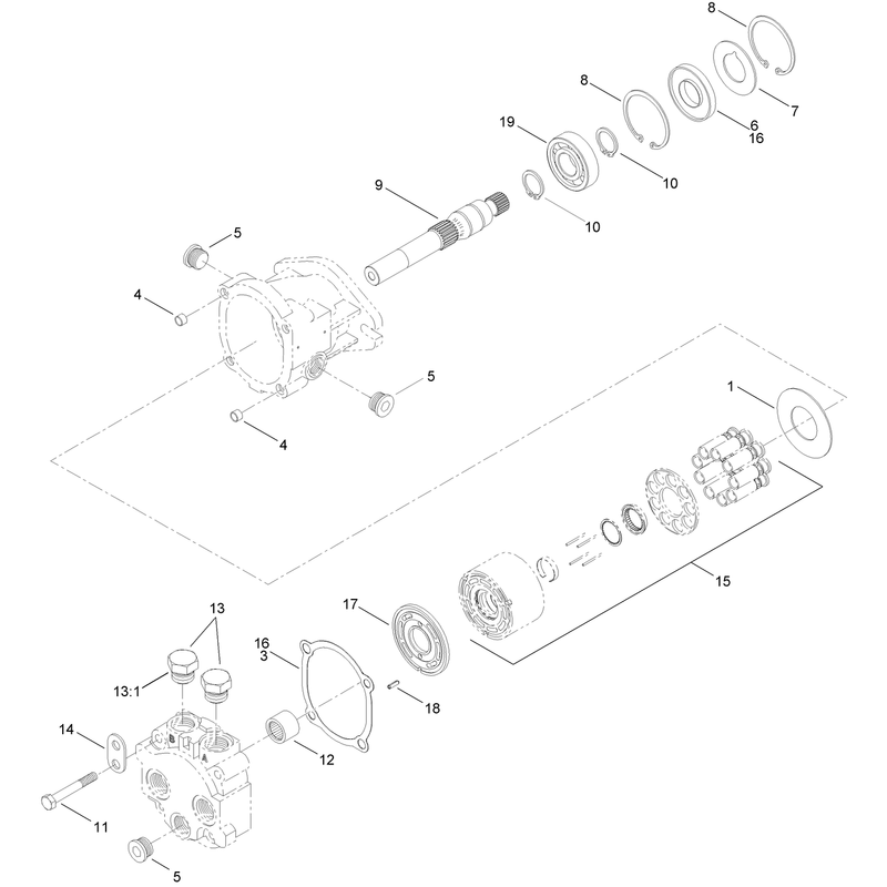 Hydraulic Motor Assembly No. AU87430032