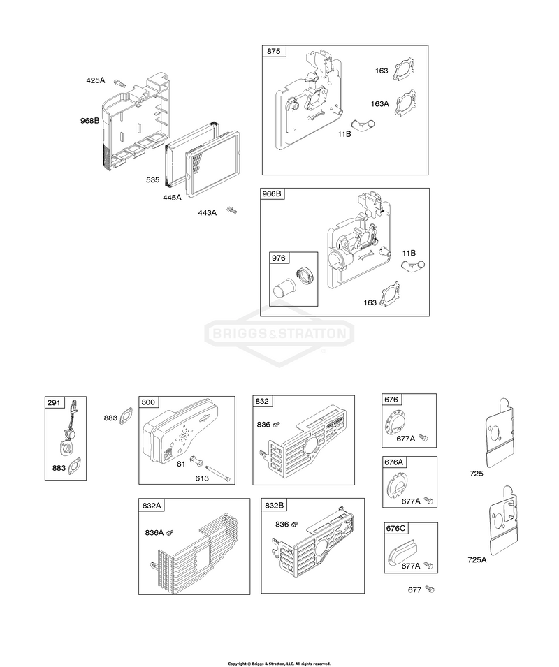 Air Cleaner, Exhaust System