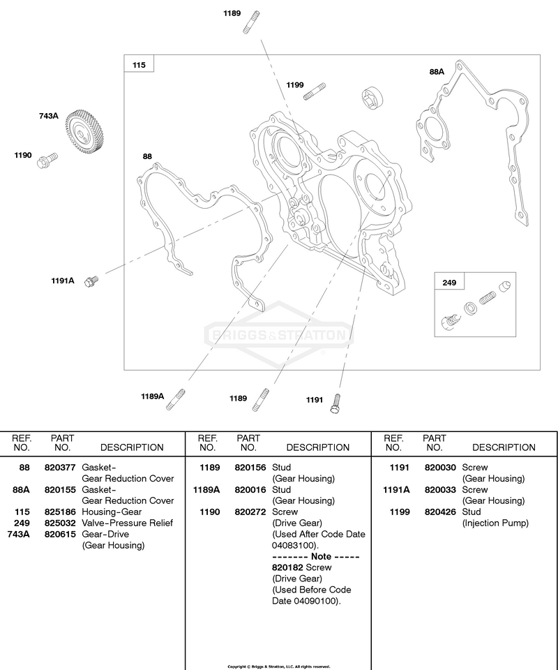 Gear Housing