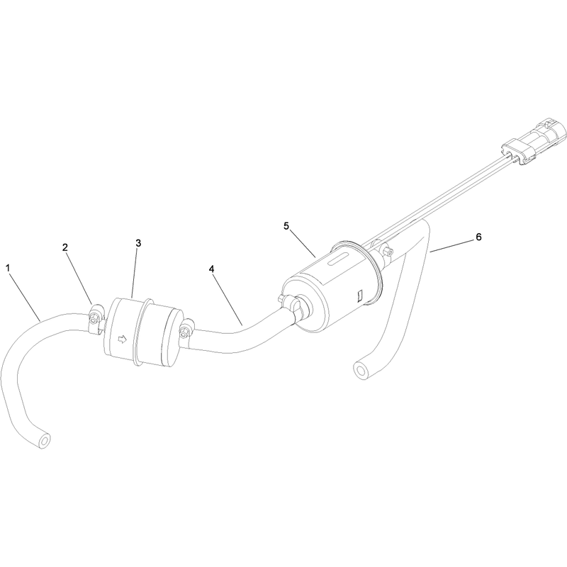 Fuel Hose Pump and Filter Assembly