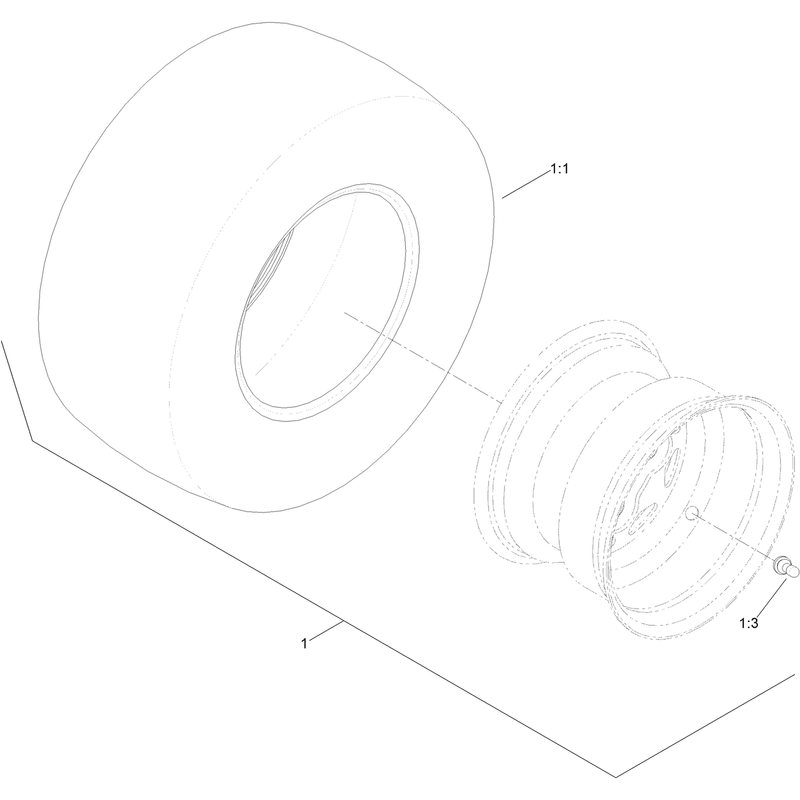 Rear Tire Assembly