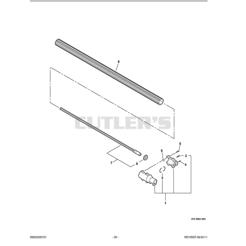 Main Pipe -- Lower S/N: E10011001031 - E10011999999