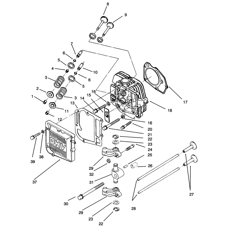 Cylinder Head and Valves Assembly