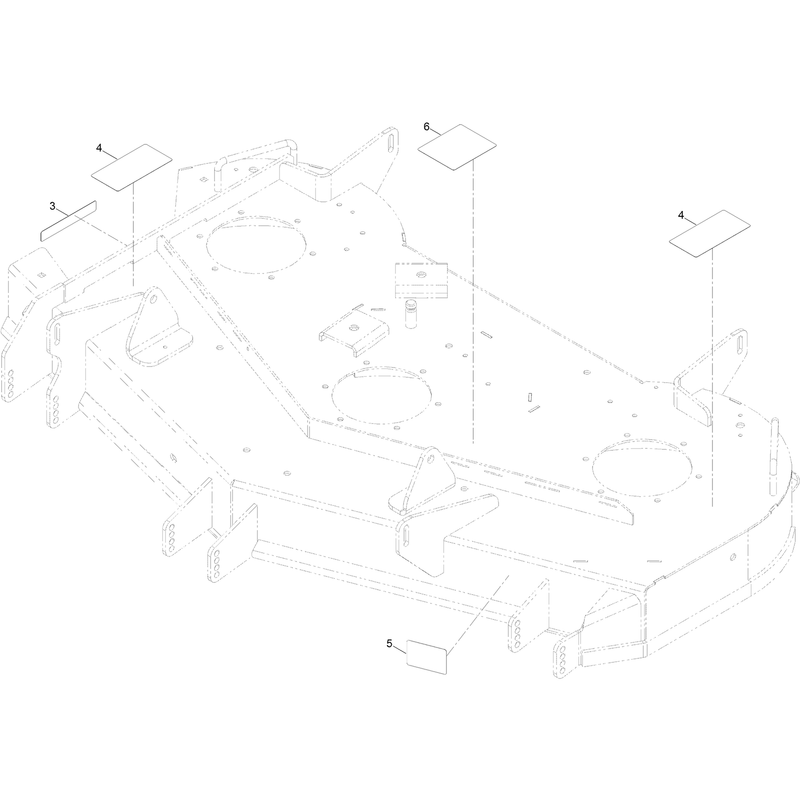 48 Inch Deck and Decal Assembly No. 131-4142