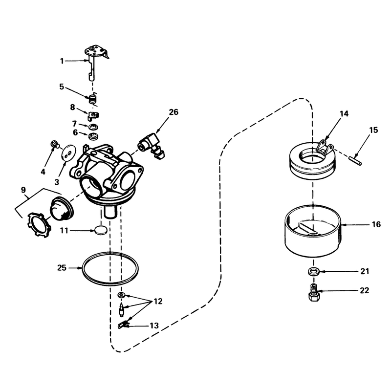 Carburetor No 632050