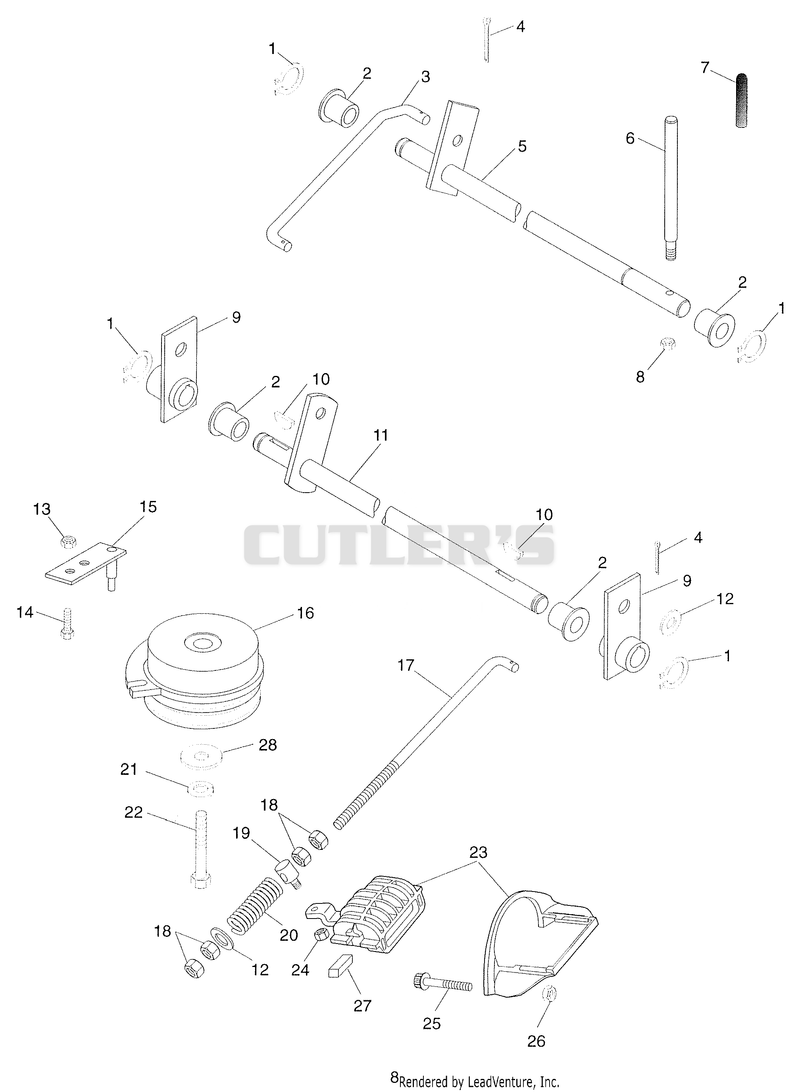 Electric Clutch & Brake Linkage