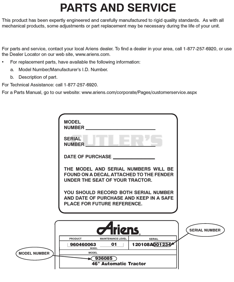 Parts And Service