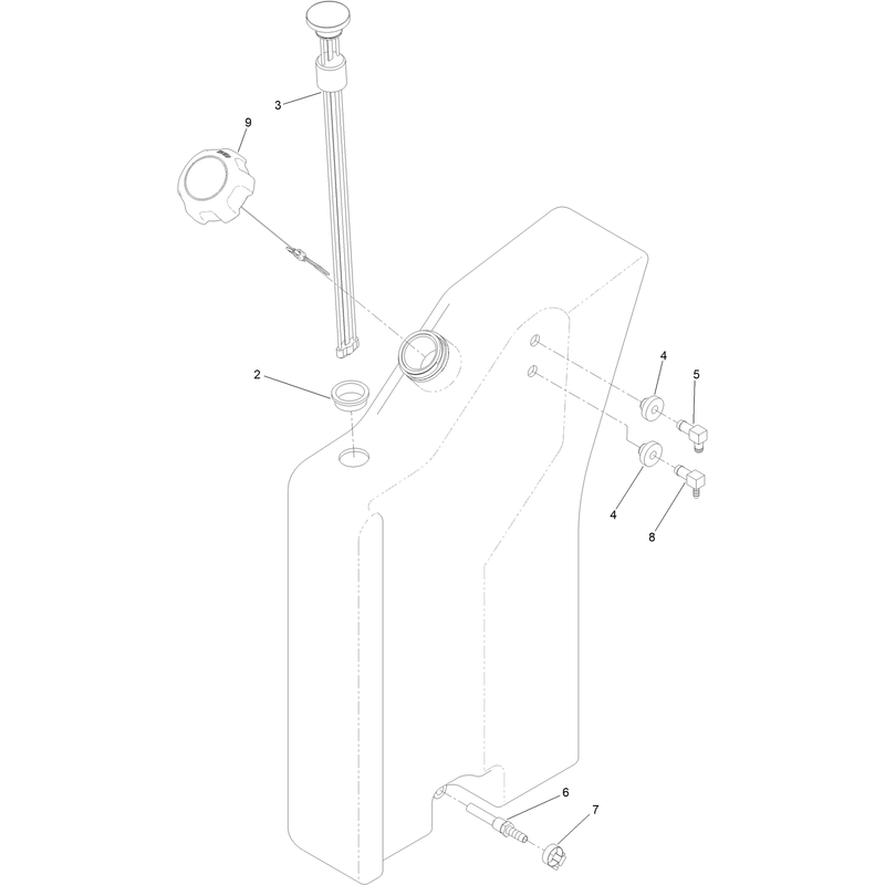 LH Fuel Tank Assembly No 130-1026