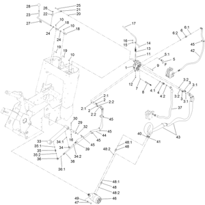 2 Spool Valve and Hydraulic Motor Assembly