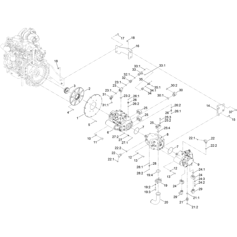 Hydraulic Pump Assembly