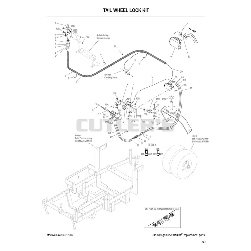 Tail Wheel Lock Kit