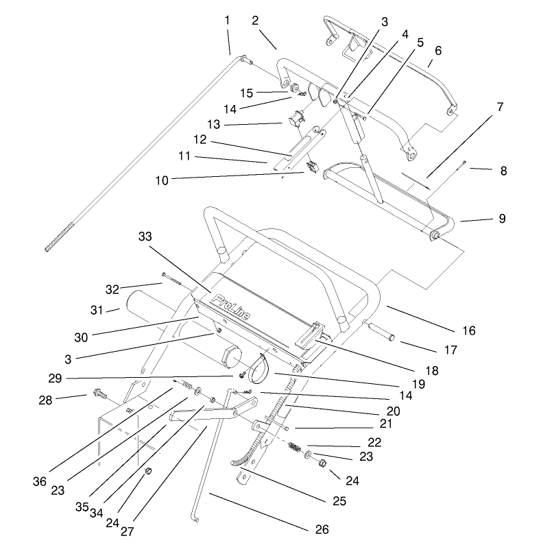 Upper Handle Assembly