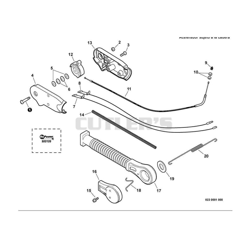Hip Mount Throttle
