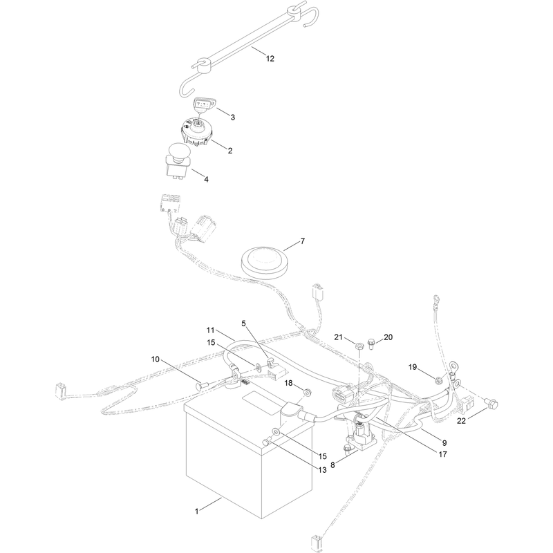 Battery and Electrical Assembly