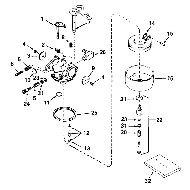 Carburetor No. 632107