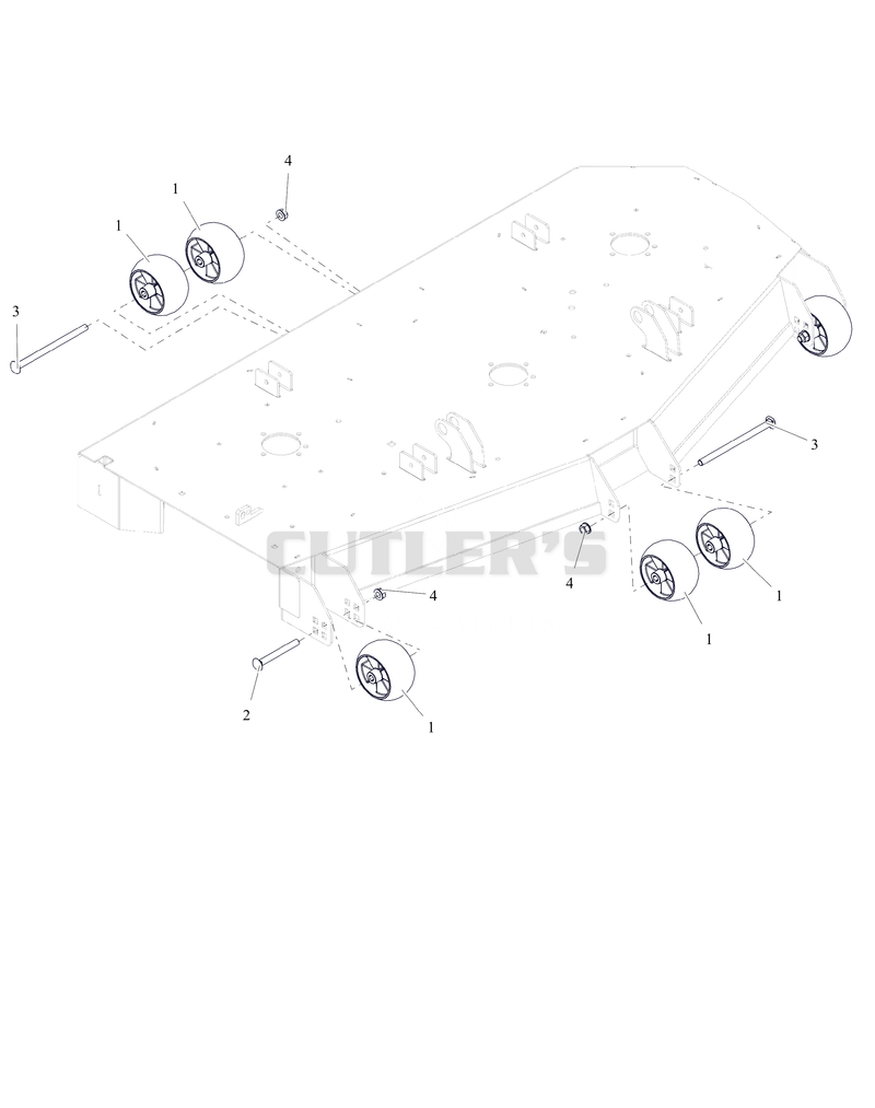 Anti-Scalp Wheels and Baffles - 60"