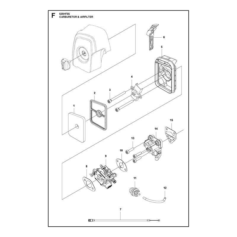 CARBURETOR AND AIR FILTER