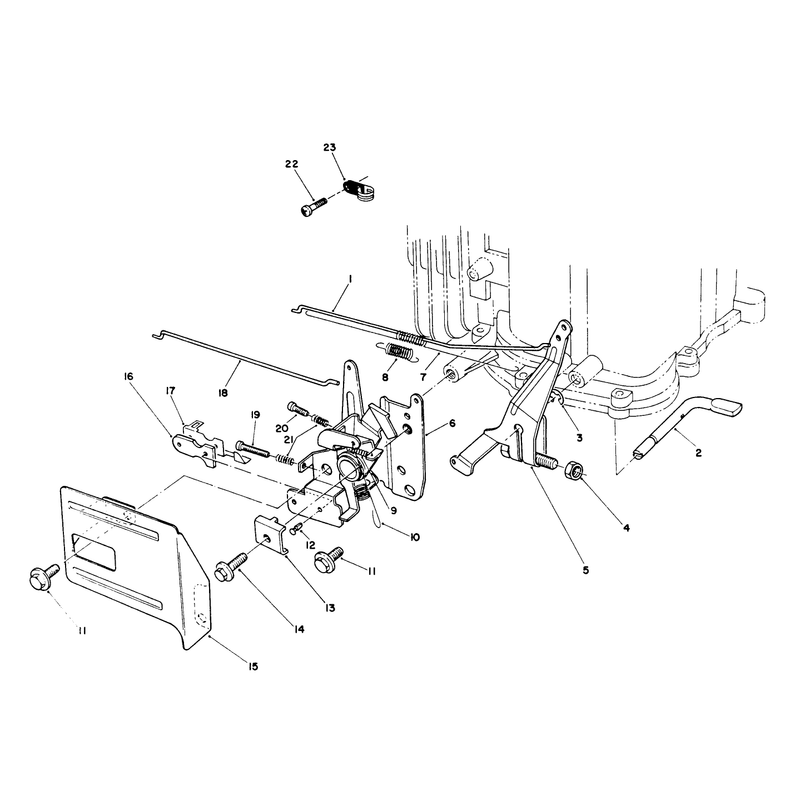 Governor Assembly (engine Model No. Vmk9-2)