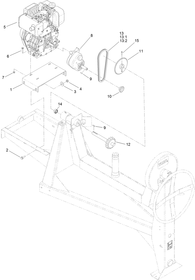 Engine and Drive Assembly