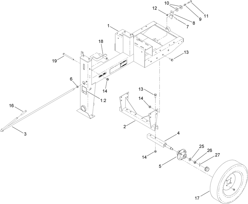 Frame and Axle Assembly
