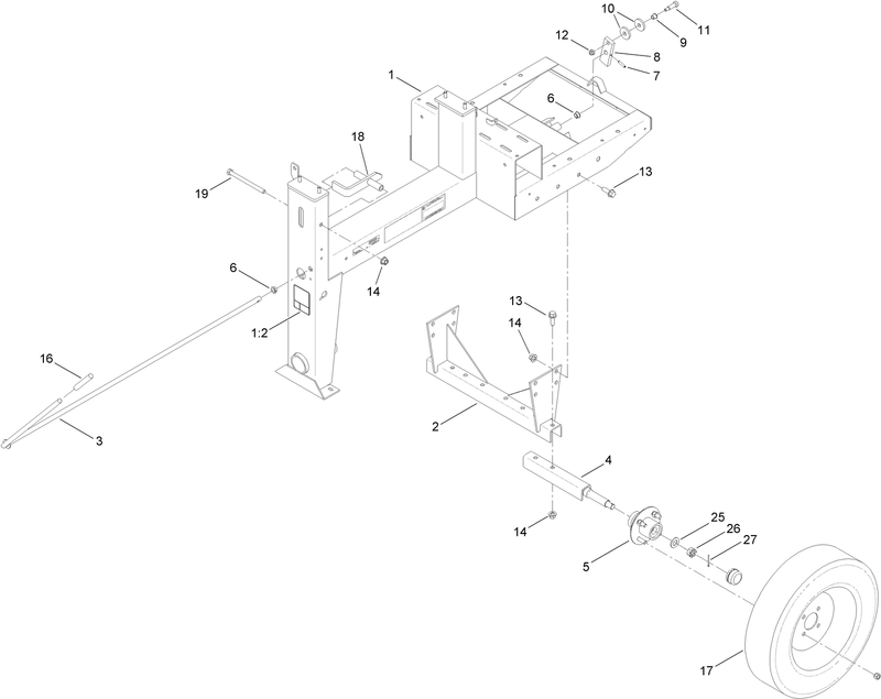 Frame and Axle Assembly