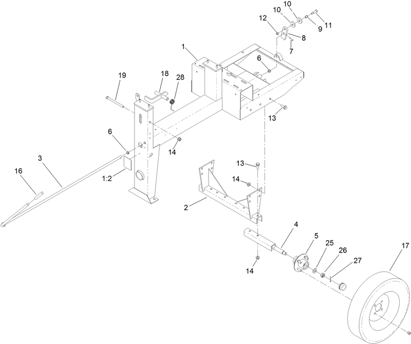 Frame and Axle Assembly