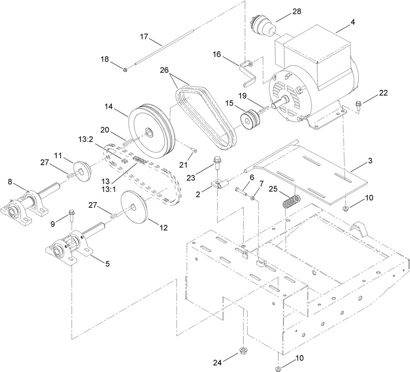 Electric Motor and Drive Assembly
