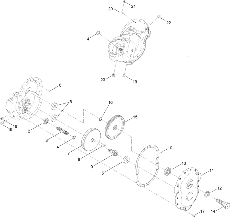 Gearcase Assembly No ST22075 03