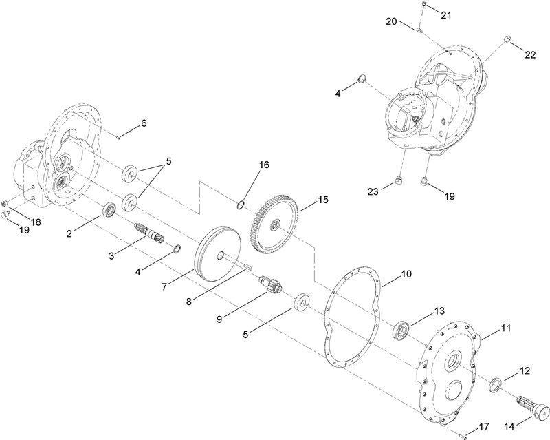 Gearcase Assembly No ST22075 03