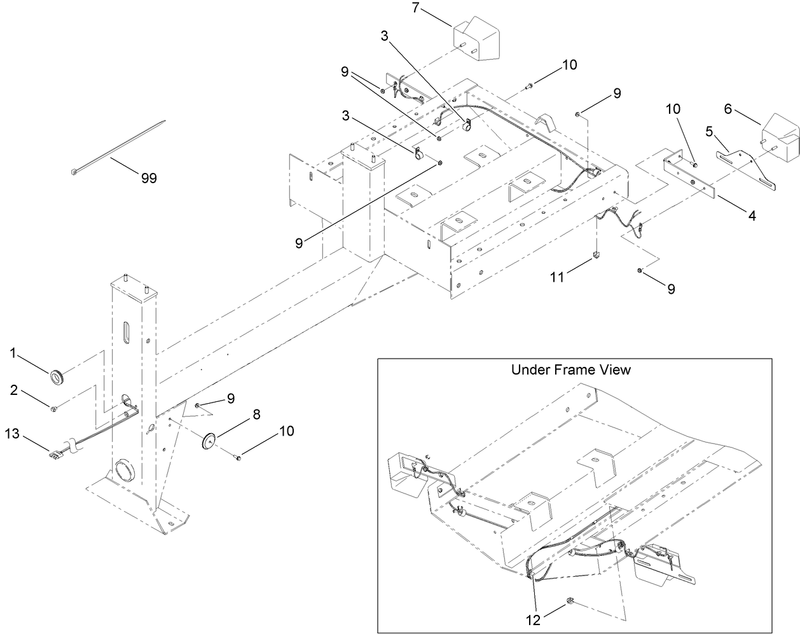 Trailer Lights and Harness Assembly